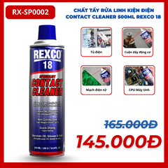 Chất tẩy rửa linh kiện điện Contact cleaner 500ml Rexco 18 RX-SP0002