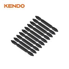 Mũi vít bake 2 đầu bằng thép S2 PH2×65mm (10 cái/ bộ) Kendo 23230532