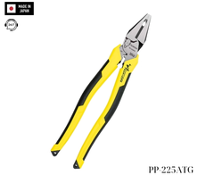 Kìm điện đa năng dài 238mm bấm cos cán đúc Tsunoda PP-225ATG