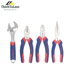 Bộ kìm và mỏ lết WORKPRO W001301, 4 chi tiết