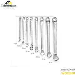 Bộ cờ lê 2 đầu mở , 8 chi tiết Workpro W003300
