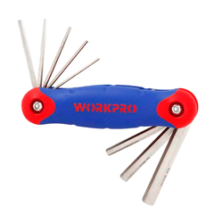 Bộ lục giác xếp gọn bông sao 8 chi tiết WORKPRO W022003