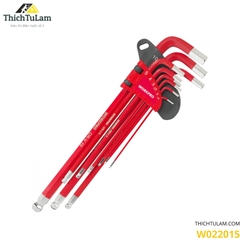 Bộ lục giác đầu bi 9 chi tiết hệ mét Workpro