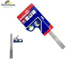 Thước ke góc có thủy đa năng giá rẻ Workpro W064002