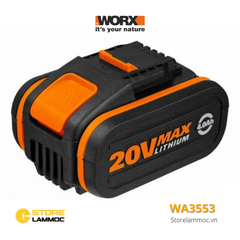 Pin sạc Li-ion 20V 4.0Ah Worx Orange WA3553 (50028269)