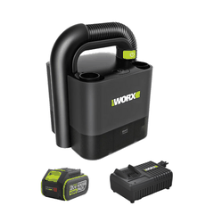 Máy hút bụi ô tô dùng pin 20V Worx WU035.14.6B (1 pin 4Ah, 1 sạc 6Ah)
