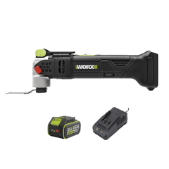Máy cắt rung đa năng pin 20V Worx WU690.14.2B (1 pin 4Ah + 1 sạc 2Ah)
