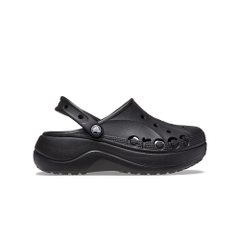 CROCS BAYA PLATFORM CLOG [BLACK]