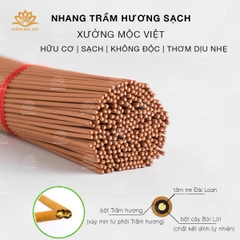 Hộp 1KG Nhang Cây Trầm Hương Sạch Chuẩn OCOP - Loại Phổ Thông
