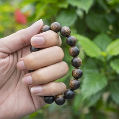 Vòng Tay Trầm Hương Tròn Đơn - Trầm Sánh Chìm