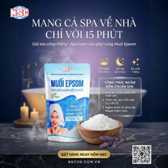 Muối Đắng Epsom Giàu Magie Hỗ Trợ Thải Độc Cơ Thể 200gr