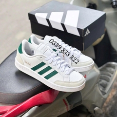 Giày Adidas Grand Court SE trắng sọc xanh FW6688