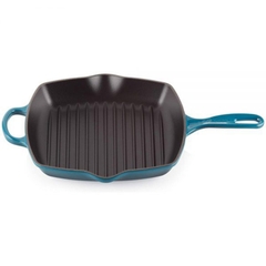 Chảo nướng vuông Le Creuset 26cm Deep Teal [Made in France]