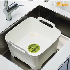 Chậu úp bát đĩa Joseph Joseph Wash and Drain Plus [Hàng Đức]