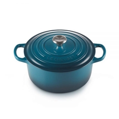 Nồi gang Le Creuset Brater Rund Evo 24cm Deep Teal [Made in France]