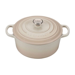 Nồi gang Le Creuset Meringue 22cm [Hàng Đức]