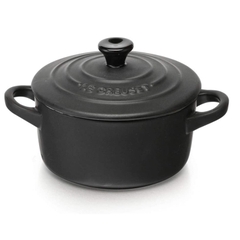 Nồi Gốm Le Creuset Mini Cocotte 10cm 0,2L Black [Made in France]