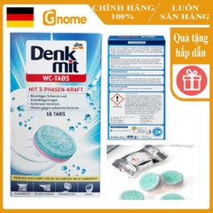 VIÊN TẨY BỒN CẦU DENKMIT WC-REINIGER TABS 16V