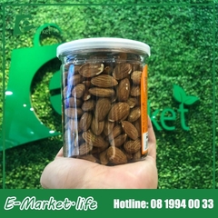 Hạnh Nhân tách vỏnướng mọc (hộp nhựa) Smilenuts 265 g