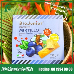 BÁNH ĂN DẶM HỮU CƠ CHO BÉ VỊ VIỆT QUẤT BIO JUNIOR 132G