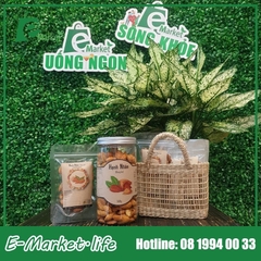 Hạnh nhân rang bơ vỏ mỏng E-Market  500gr