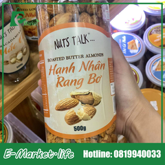 Hạnh nhân rang bơ Nutstalk 500 g