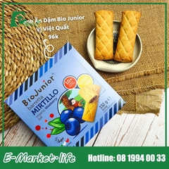 BÁNH ĂN DẶM HỮU CƠ CHO BÉ VỊ VIỆT QUẤT BIO JUNIOR 132G