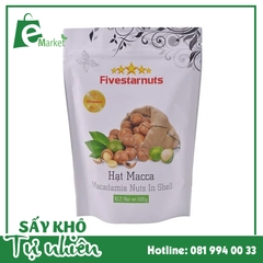 HẠT MẮC CA NGUYÊN VỎ FIVE STAR NUTS 250GR