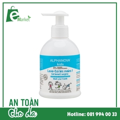 NƯỚC RỬA TAY TRẺ EM HỮU CƠ ALPHANOVA 300ML