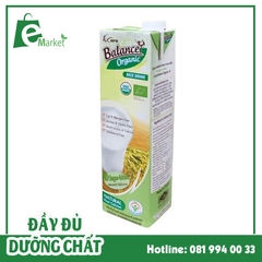 Sữa gạo hữu cơ không đường 4Care Balance Organic 1L