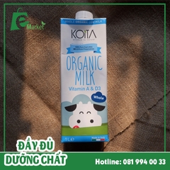 Sữa bò hữu cơ nguyên kem Koita (1L)