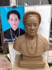 Đúc Tượng Chân Dung Cụ Ông Cụ Bà Bằng Đồng Theo Yêu Cầu