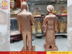 Tượng chân dung bằng đồng bao gồm tượng toàn thân và nửa người