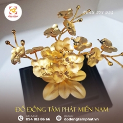 Hoa lan mạ vàng 24k - Quà tặng sếp nữ - quà tặng tết