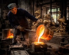Đúc Đồng Theo Yêu Cầu – Xưởng Đúc Tượng Đồng, Tượng Phật, Vật Phẩm Đồng Tại Làng Nghề Ý Yên Nam Định