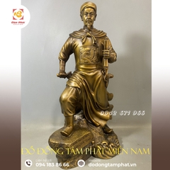 Tượng Trần Hưng Đạo bằng đồng cao 42