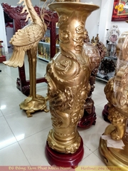Đôi hạc thờ cúng bằng đồng - hạc chầu phòng thờ, hạc chầu nhà thờ họ cao cấp