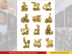 Bộ Tượng 12 Con Giáp Bằng Đồng