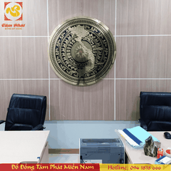 Tranh Mặt Trống Đồng Ăn Mòn Cực Đẹp