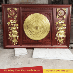 Tranh trống đồng treo tường phong thủy - Cửa hàng đồ đồng giá sản xuất