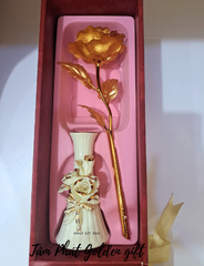 Hoa hồng mạ vàng 24k - Quà tặng phái đẹp