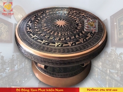 Quả trống đồng Đông Sơn vân chìm, đường kính 50cm