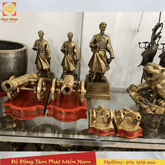 Khẩu Pháo Thần Công Phong Thủy Bằng Đồng Thiết Kế Tinh Xảo