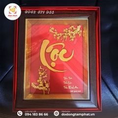 Tranh chữ Lộc mạ vàng - Quà tặng ý nghĩa gởi gắm vạn điều may