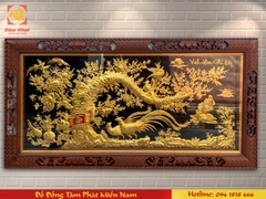 Tranh Vinh Hoa Phú Qúy dát vàng 9999 kích thước 1m70x0.9m