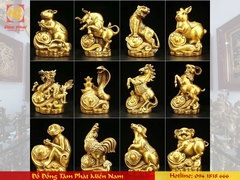 Bộ Tượng 12 Con Giáp Bằng Đồng
