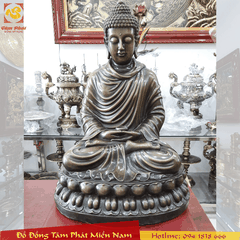 Tượng Đức Phật Thích Ca bằng đồng cao 48cm