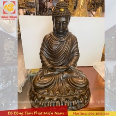 Tượng Đức Phật Thích Ca bằng đồng cao 48cm
