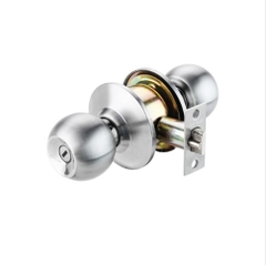 Khóa quả nắm WC, inox mờ, loại nhỏ