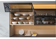 Trọn bộ tay nâng đôi Blum HF 28-39 cho khung nhôm